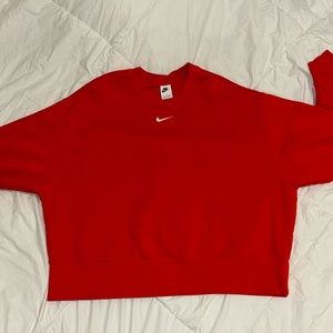 Nike crop fleece crewneck new condition